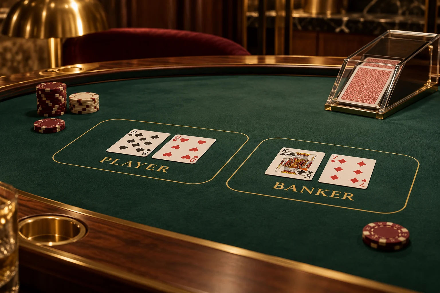 Baccarat game equipment